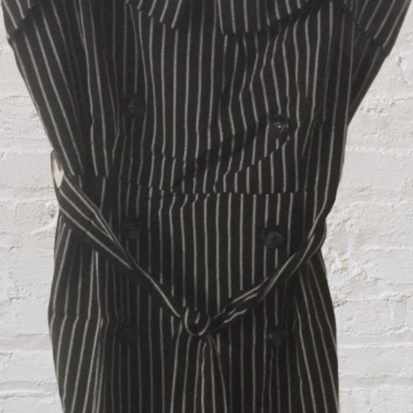❌DONATED❌Black White Stripe Tie Waist Dress - Picture 7 of 10